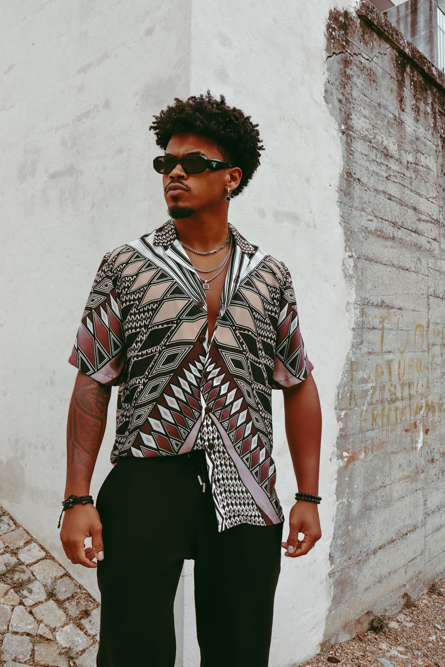 Camisa de manga curta