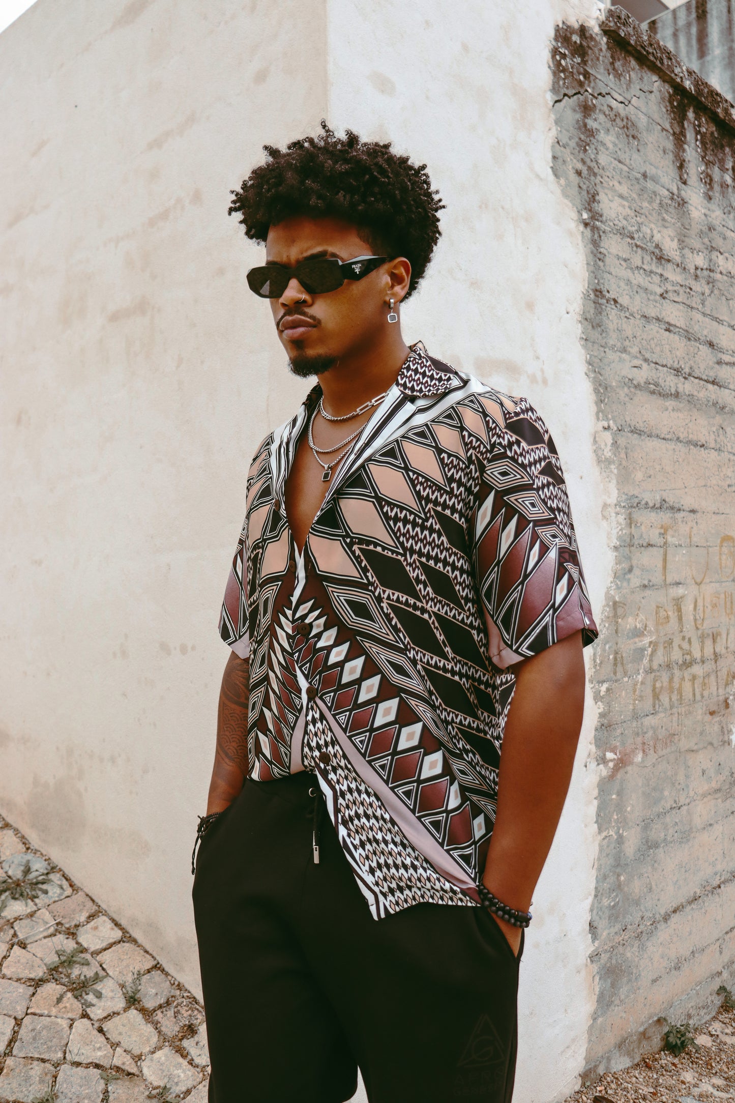 Camisa de manga curta