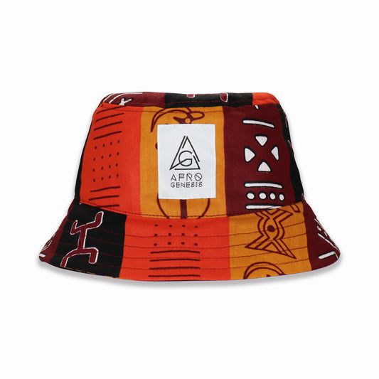 Chapéu em padrão africano