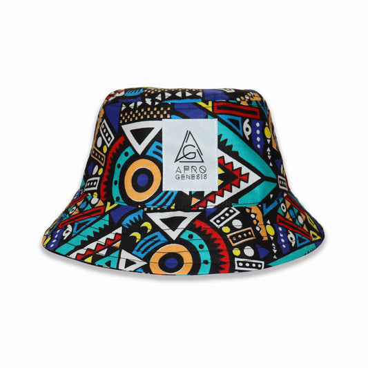 Chapéu em padrão africano