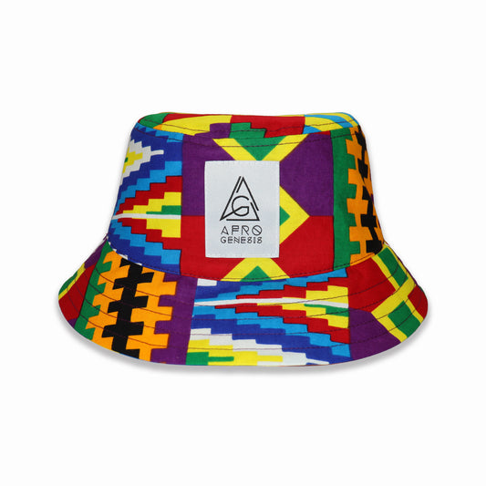 Chapéu em padrão africano