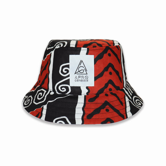Chapéu em padrão africano