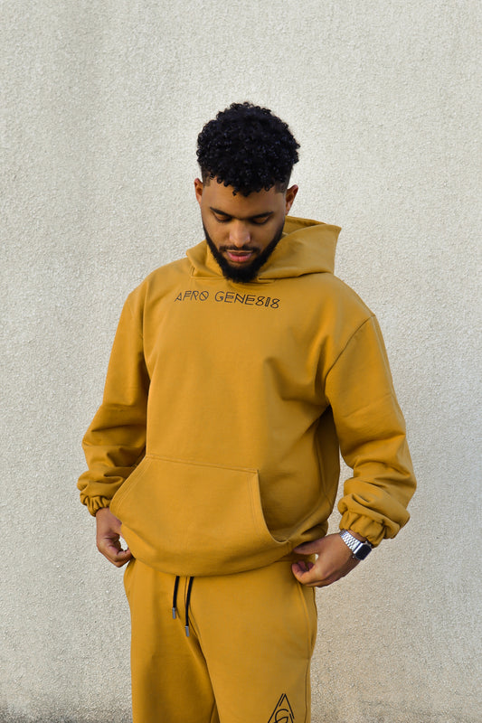 Hoodie com gola quadrada